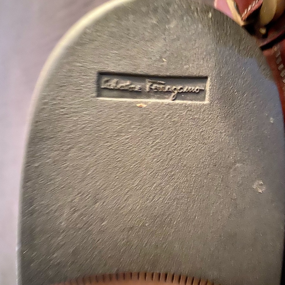 Salvatore Ferragamo brown studio shoes in size 8 - Picture 7 of 12